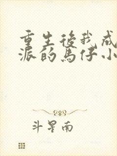 重生后我成了反派的马仔小说免费阅读