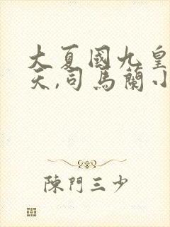 大夏国九皇子夏天,司马兰小说全文免费阅读