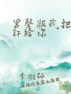 男声版我把来生许给你