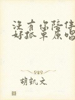 没有你陪伴真的好孤单原唱完整版