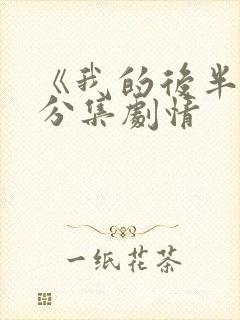 《我的后半生》分集剧情