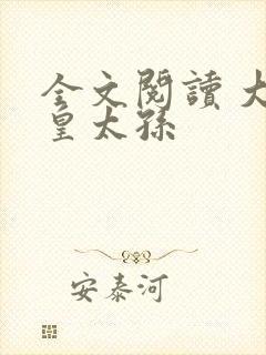 全文阅读 大明皇太孙