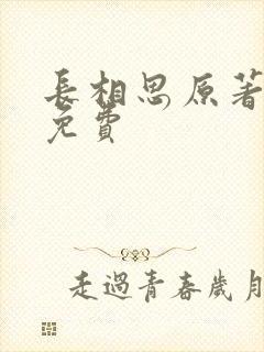 长相思原著小说免费