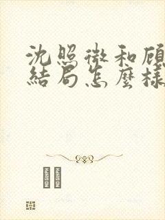 沈照微和顾昕川结局怎么样