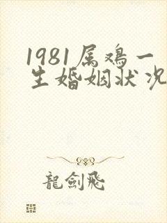 1981属鸡一生婚姻状况男