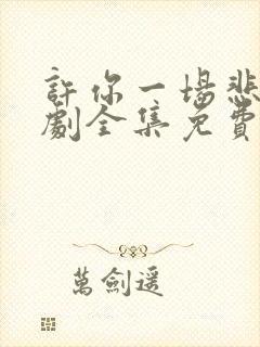 许你一场悲欢短剧全集免费