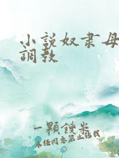 小说奴隶母狗的调教