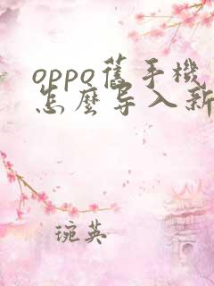oppo旧手机怎么导入新手机数据