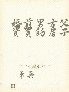 婚前男方父母出资买的房子离婚怎么分