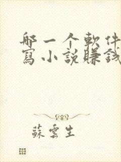 哪一个软件可以写小说赚钱