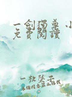 一剑独尊 小说免费阅读