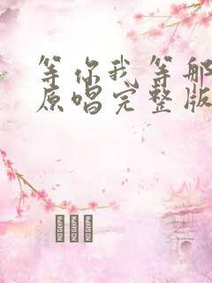 等你我等那么久原唱完整版歌词