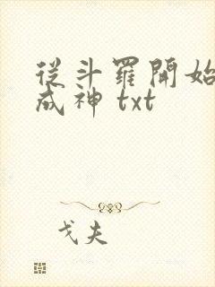 从斗罗开始逆天成神 txt