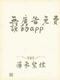 无广告免费看小说的app