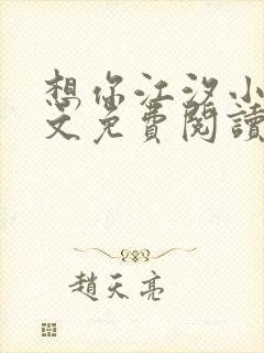 想你江汐小说全文免费阅读