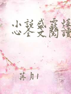 小说盛霆烨初之心全文阅读无弹窗