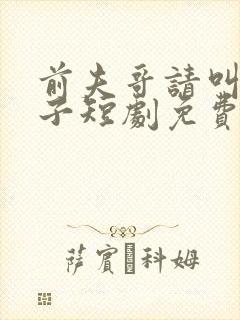 前夫哥请叫我嫂子短剧免费观看