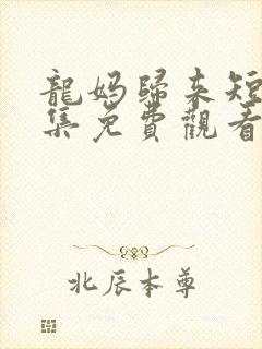 龙妈归来短剧全集免费观看