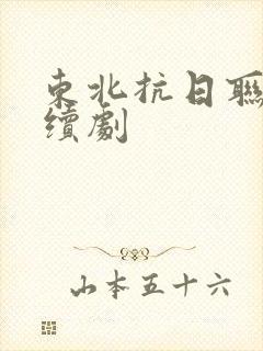 东北抗日联军连续剧