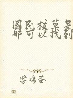 国民校草是女生哪可以找到