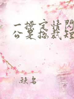 一撩定情闪婚老公是总裁短剧