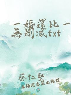 一婚还比一婚高无删减txt