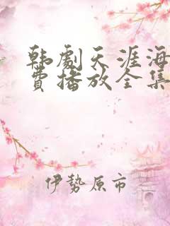 韩剧天涯海角免费播放全集