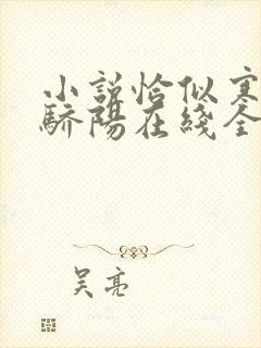 小说恰似寒光遇骄阳在线全文免费阅读