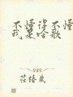 不懂得不懂得爱我是啥歌