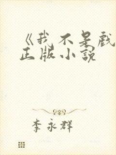 《我不是戏神》正版小说