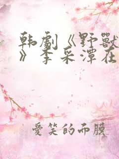 韩剧《野兽风云》李采潭在线看全集