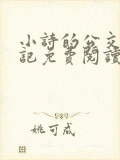 小诗的公交车日记免费阅读