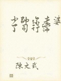 少帅你老婆又跑了司行霈