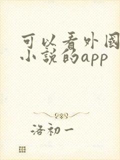 可以看外国正版小说的app