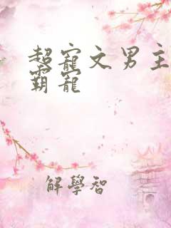 超宠文男主深情霸宠