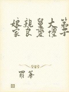 娘亲舅大第几集家良变傻子