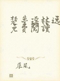 楚梦瑶林逸全文免费阅读