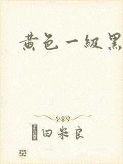 黄色一级黑人片