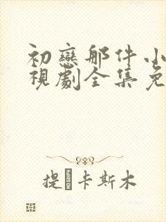 初恋那件小事电视剧全集免费观看