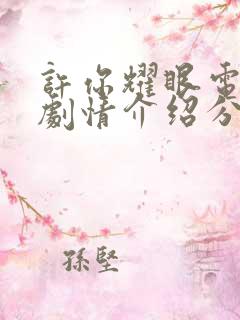 许你耀眼电视剧剧情介绍分集