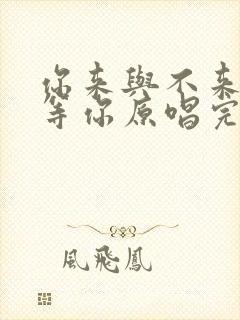 你来与不来都在等你原唱完整版