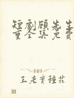 短剧顾先生请自重全集免费观看高清