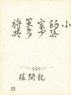 将军家的小娘子共多少集