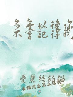 多年以后你还会不会记得我是什么歌