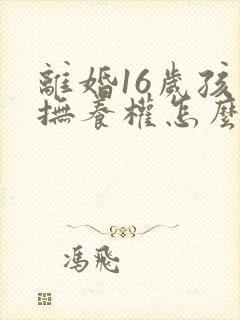 离婚16岁孩子抚养权怎么判定