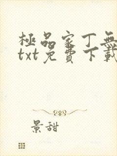 极品家丁无删减txt免费下载