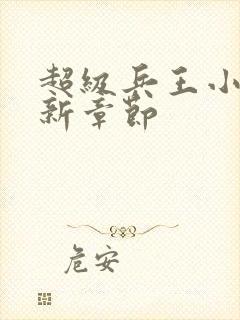 超级兵王小说最新章节