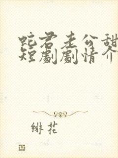 蛇君老公甜又宠短剧剧情介绍