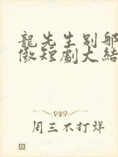 龙先生别那么骄傲短剧大结局