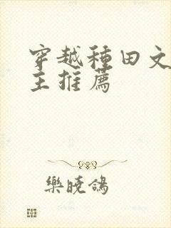 穿越种田文双男主推荐